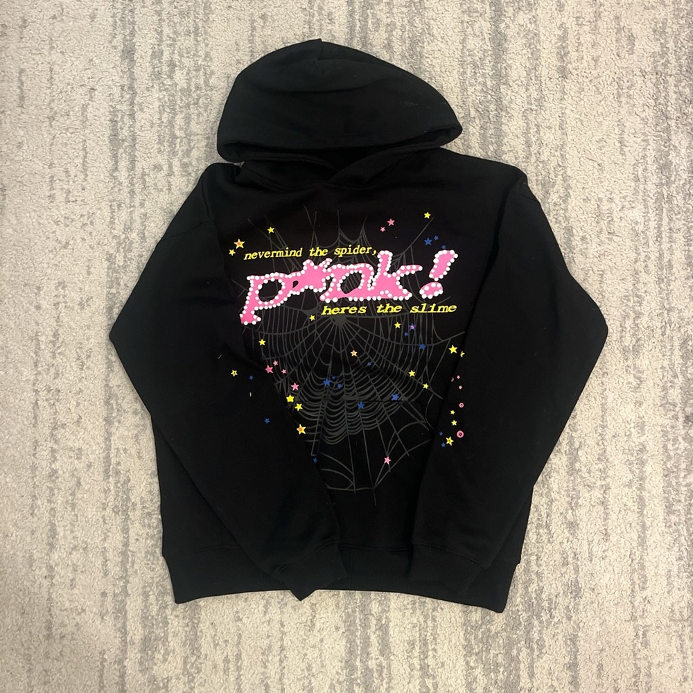 rare Sp5der “PINK” hoodie
